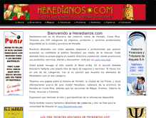 Tablet Screenshot of heredianos.com